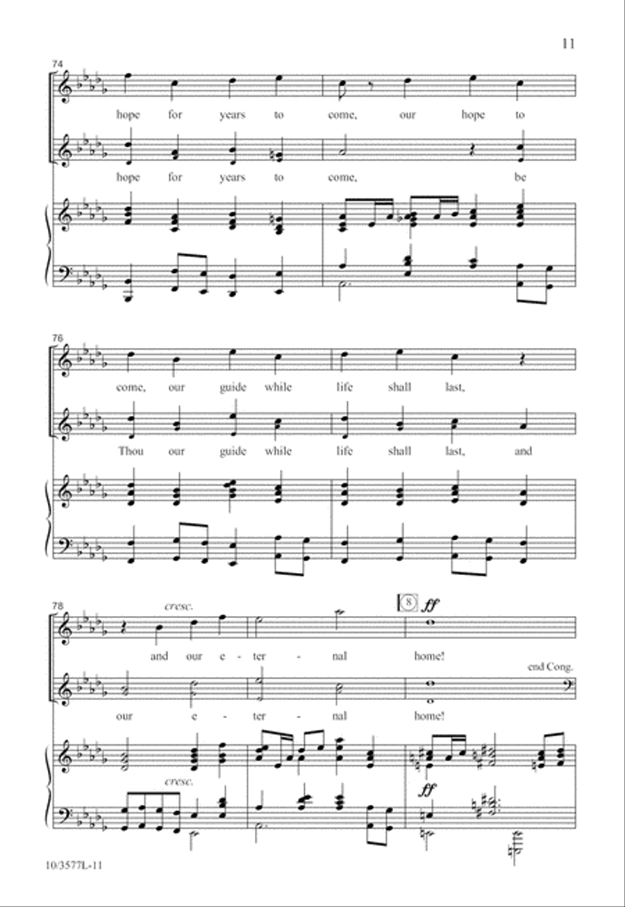 Not by Might, Nor by Power 4-Part scores gallery preview page 11