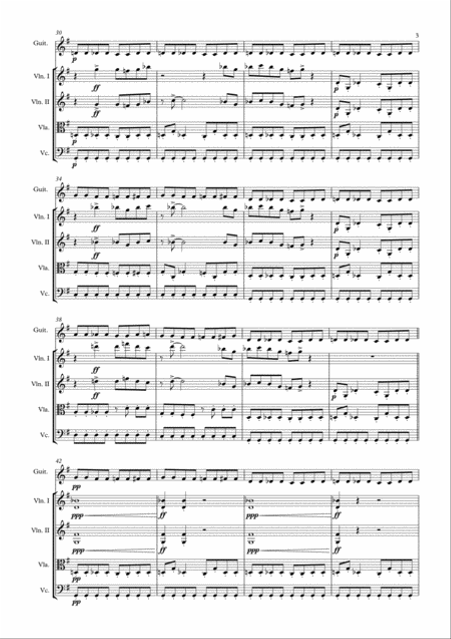 Batman Theme Chamber Orchestra scores gallery preview page 3