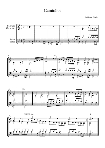 Ways- flute arrangement and trompete arrangement (preludie to christmas, Easter and parties/ Caminho