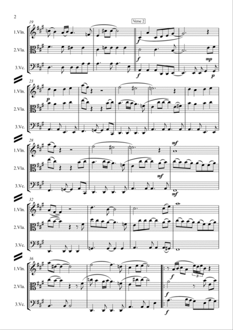 In My Life String Trio scores gallery preview page 2