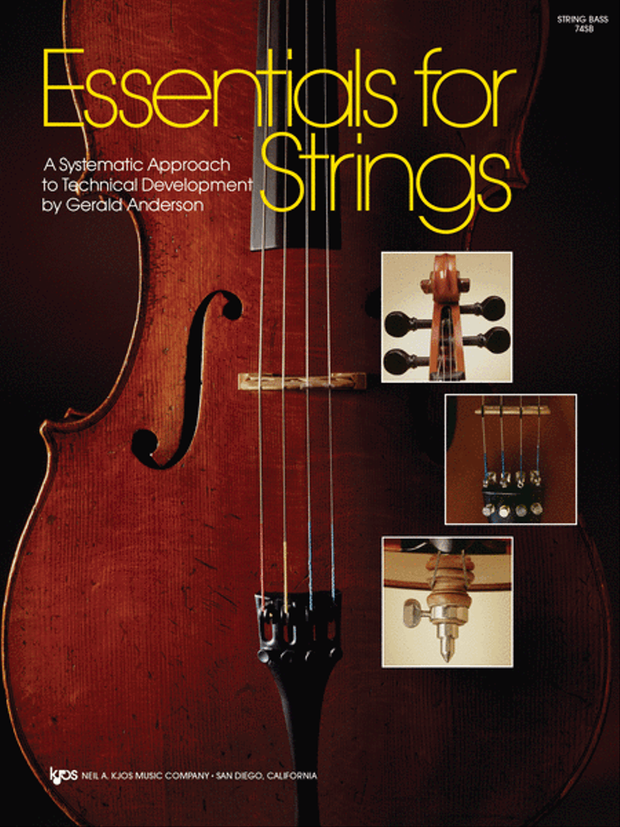Essentials For Strings - Str Bs by Gerald E. Anderson Chamber Orchestra - Sheet Music