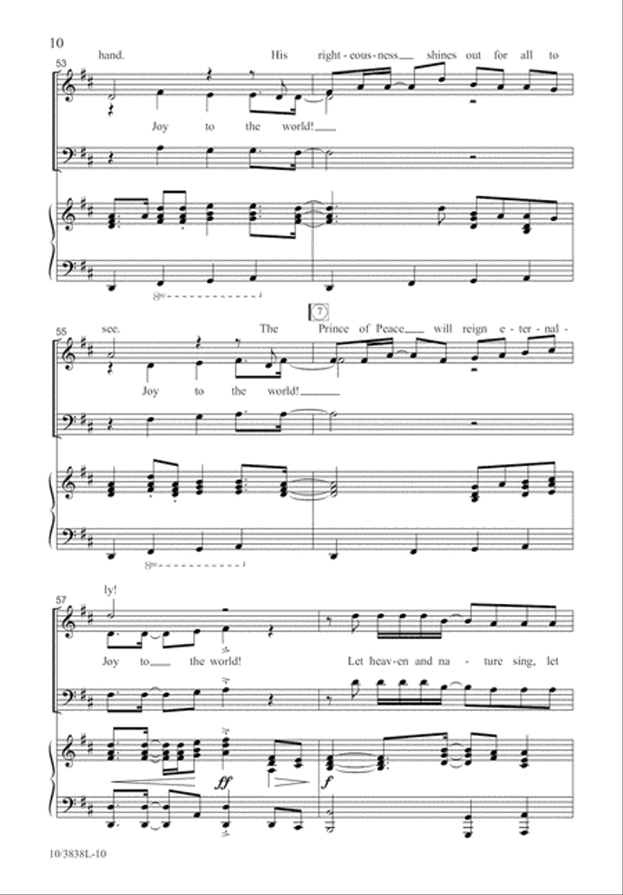 Let Heaven and Nature Sing 3-Part scores gallery preview page 11