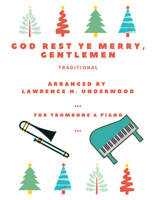 Book cover for God Rest Ye Merry, Gentlemen for Solo Trombone