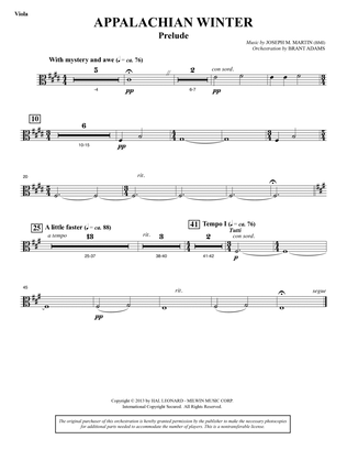Appalachian Winter (A Cantata For Christmas) - Viola