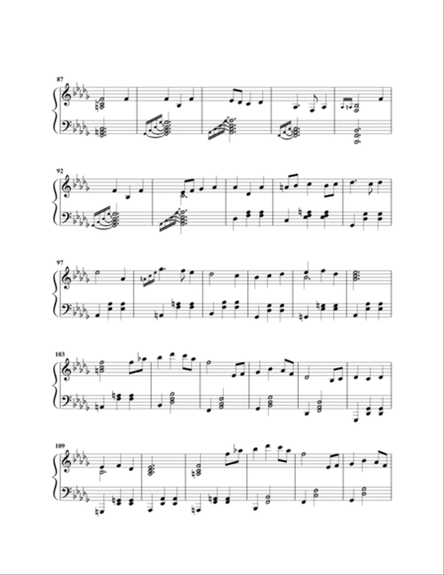 A Life's Story A Life's Story Piano Solo scores gallery preview page 4
