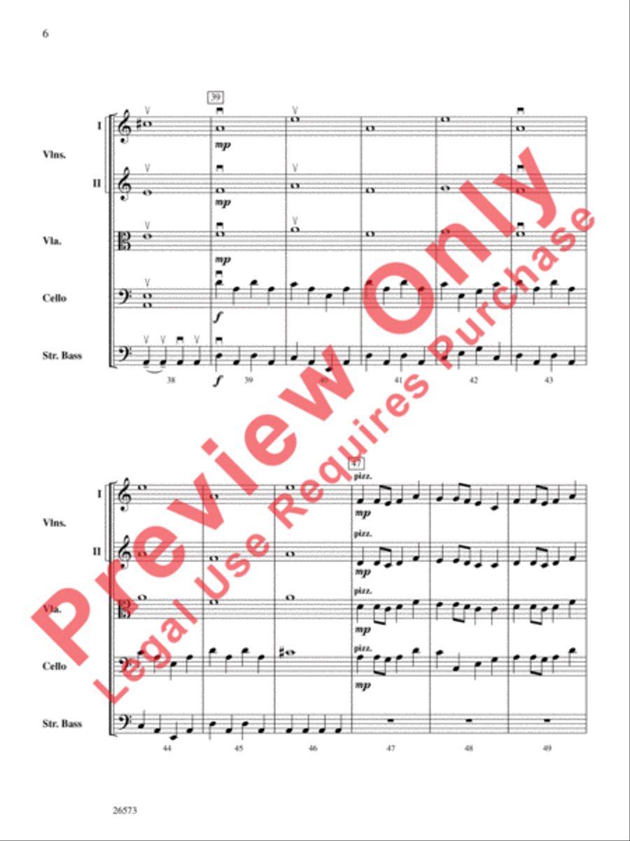 King's Court King's Court String Orchestra scores gallery preview page 7