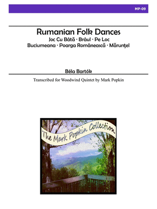 Book cover for Rumanian Folk Dances for Wind Quintet