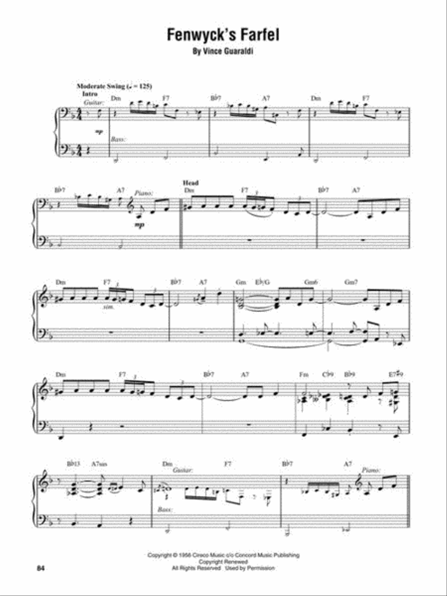 The Definitive Vince Guaraldi Piano scores gallery preview page 6
