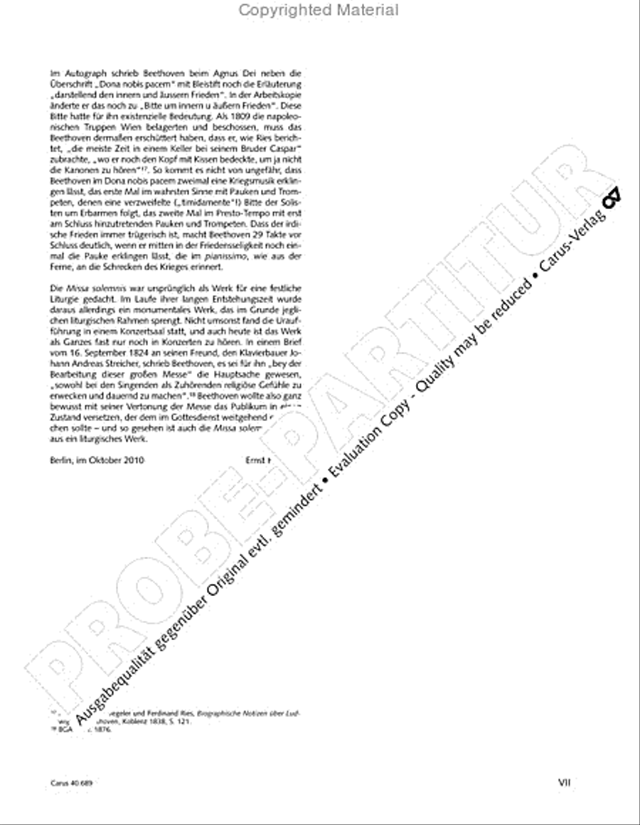 Missa solemnis Missa solemnis 4-Part scores gallery preview page 9
