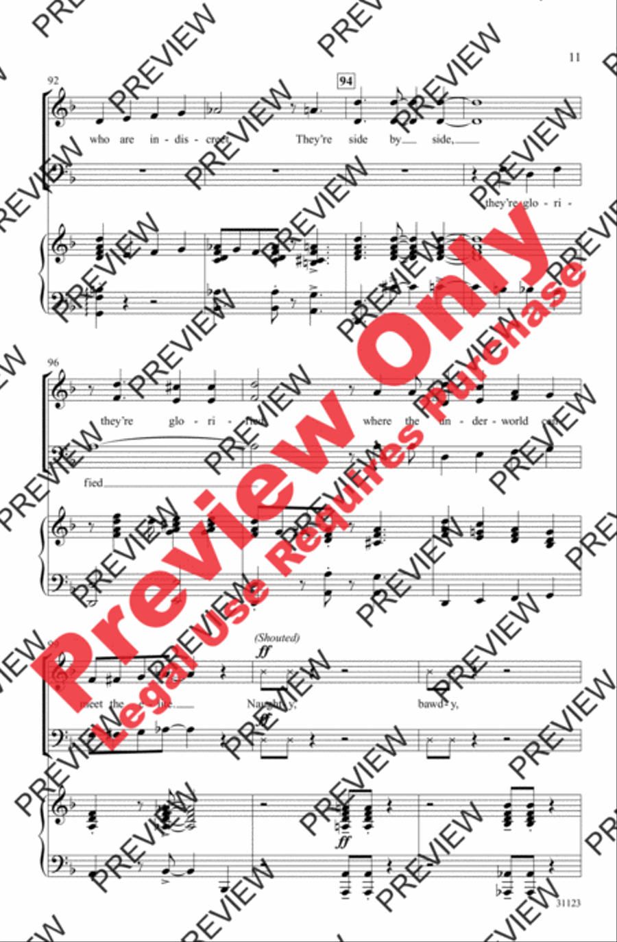 Forty-Second Street 3-Part scores gallery preview page 11