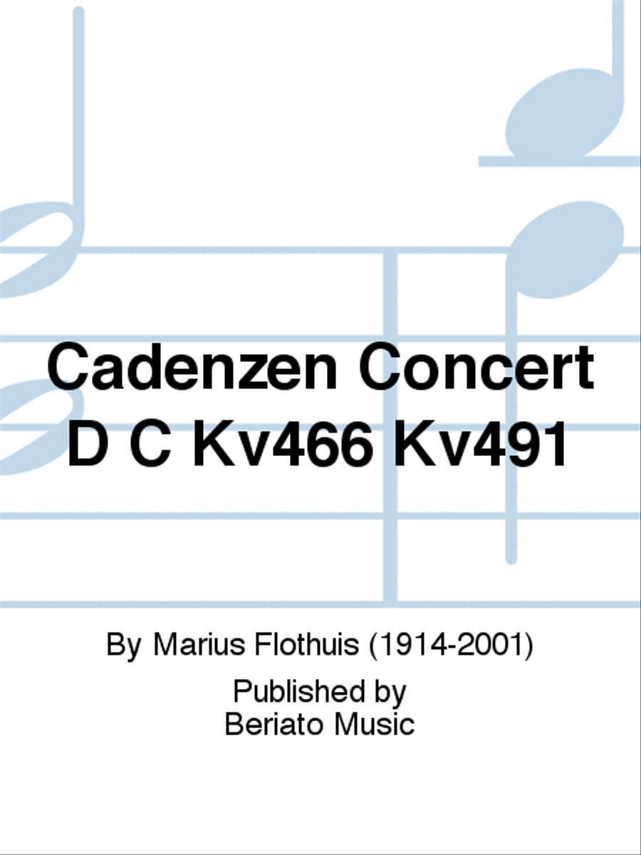 Cadenzen Concert D C Kv466 Kv491 School and Community scores gallery preview page 1