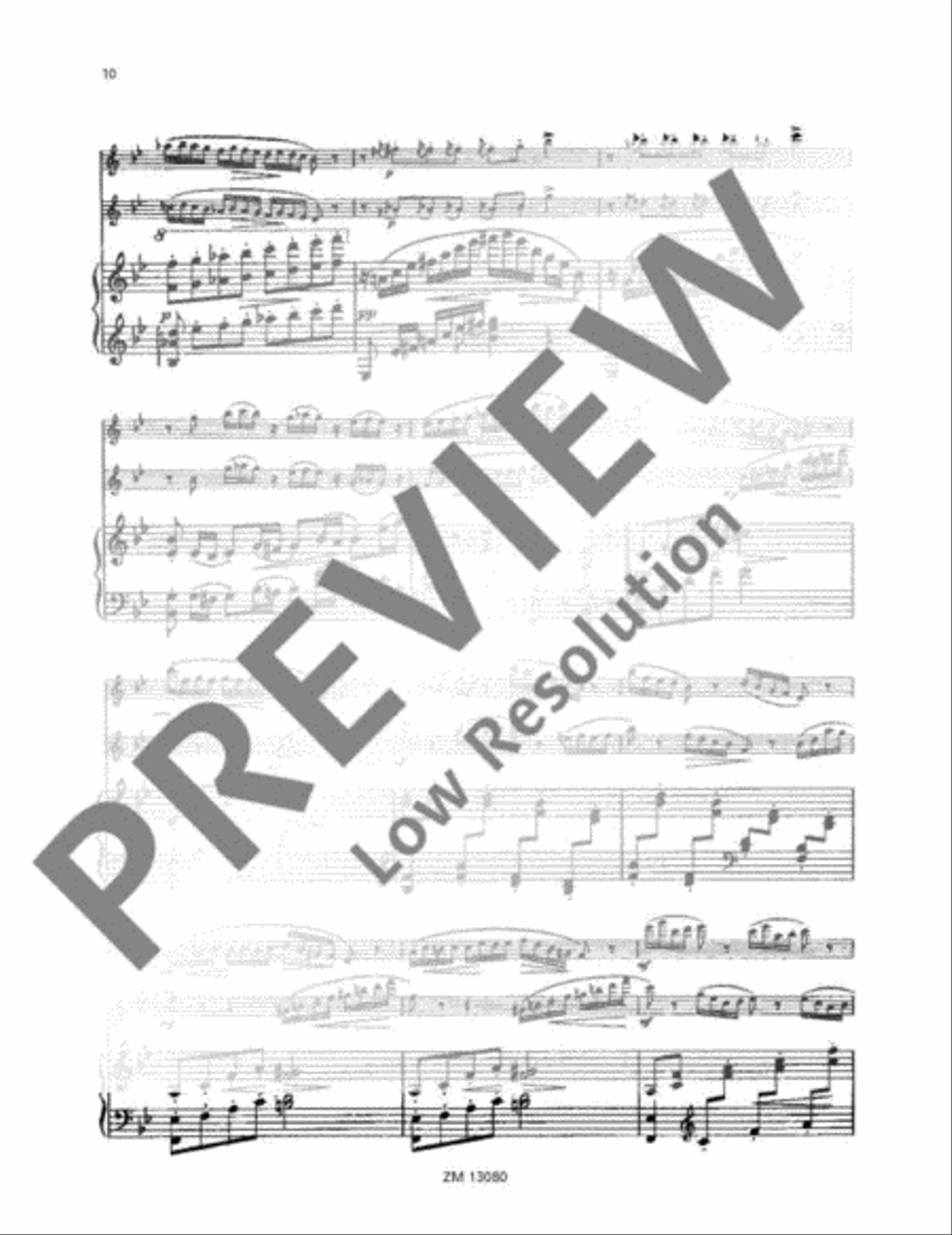 Deux Papillons Flute Duet scores gallery preview page 11