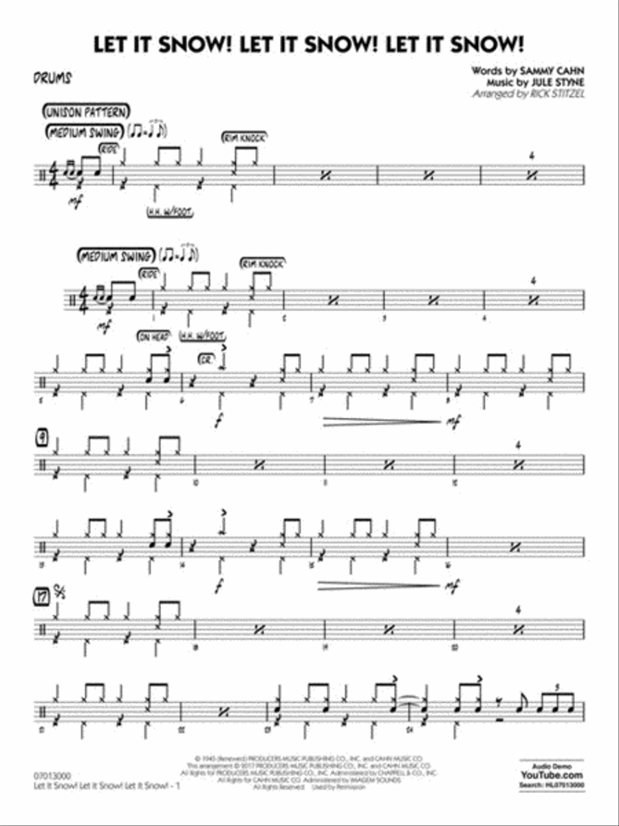 Let It Snow! Let It Snow! Let It Snow! Jazz Ensemble scores gallery preview page 8