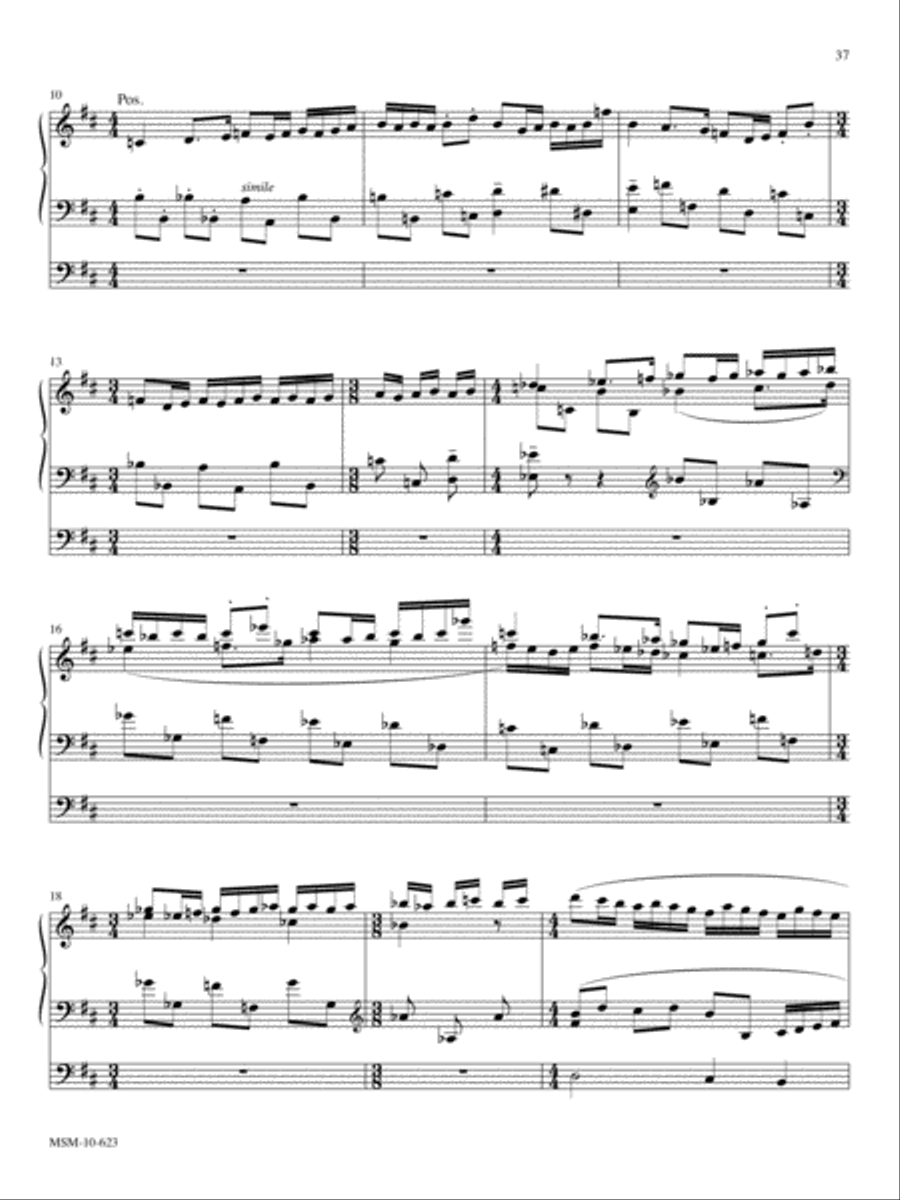 Now Let Us Rejoice: Ten Hymn Settings for Organ Organ Solo scores gallery preview page 13