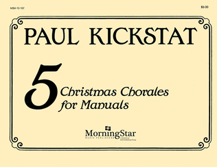 Book cover for Five Christmas Chorales for Manuals