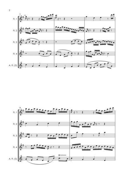 Canon and Gigue - flute quintet image number null