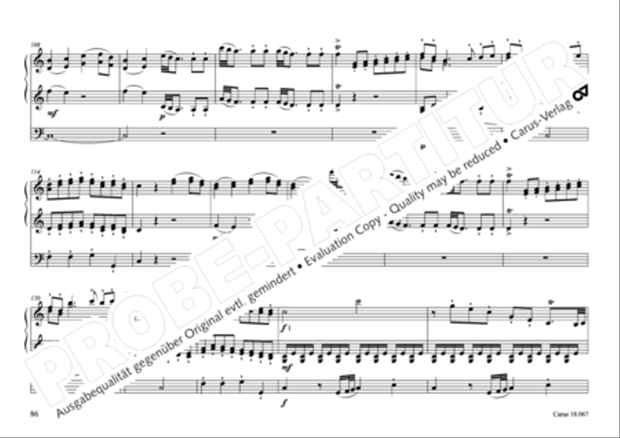 17 Church sonatas Organ Solo scores gallery preview page 87