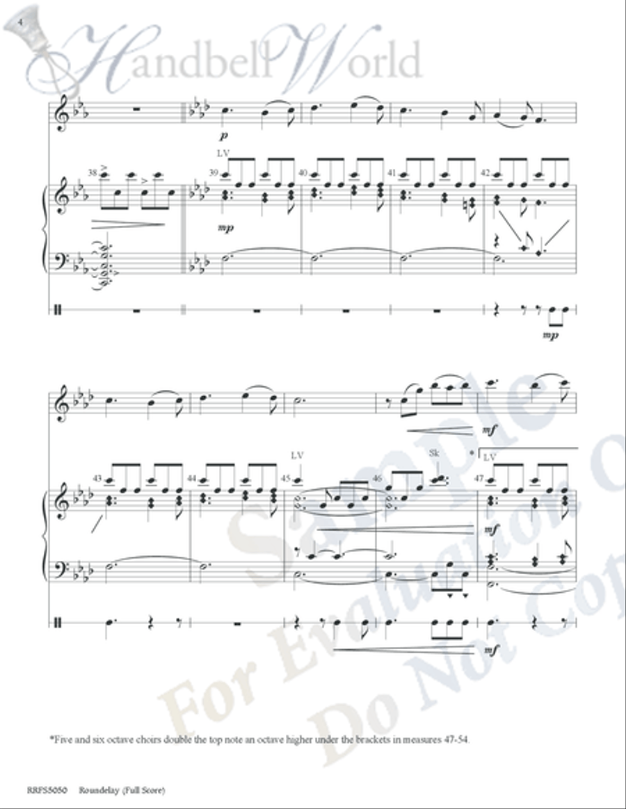 Roundelay Roundelay 5-Octaves scores gallery preview page 3