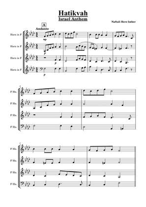Hatikva (Jewish traditional melody, Israeli national anthem)