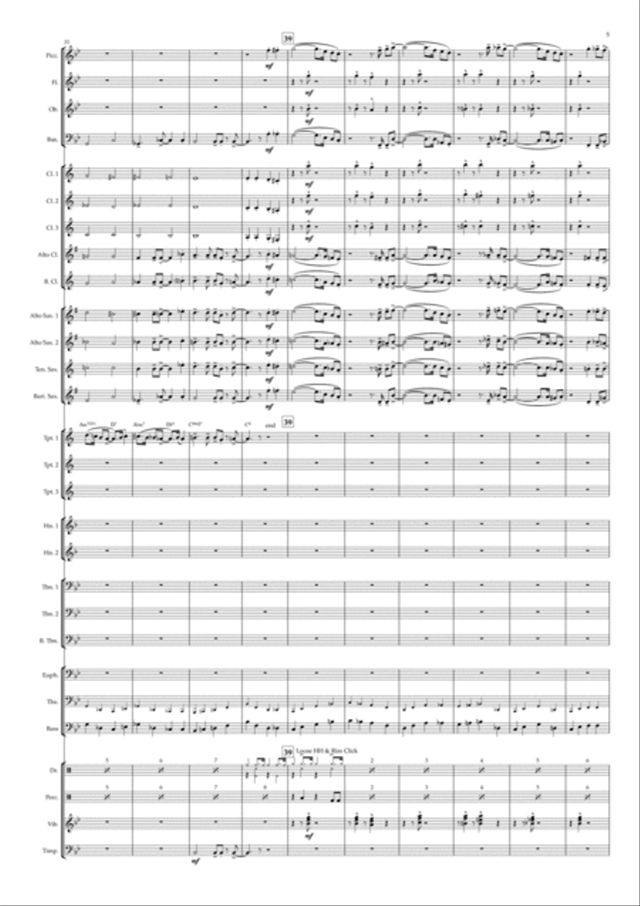 Satin Doll Concert Band scores gallery preview page 5