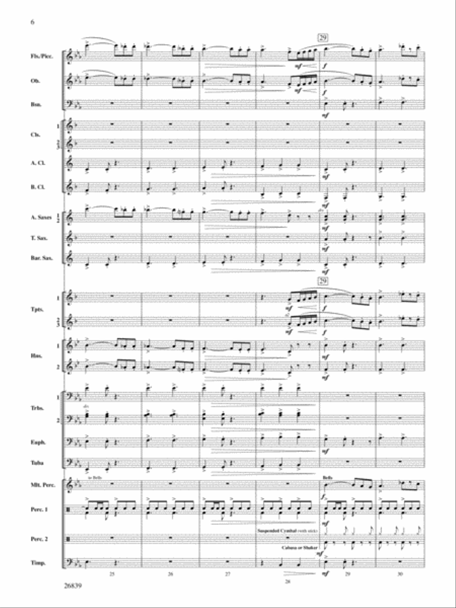 Flourish for Winds: Score Concert Band scores gallery preview page 6