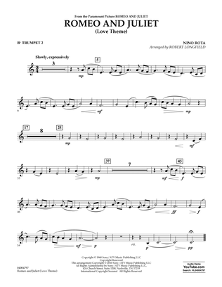 Book cover for Romeo and Juliet (Love Theme) - Bb Trumpet 2