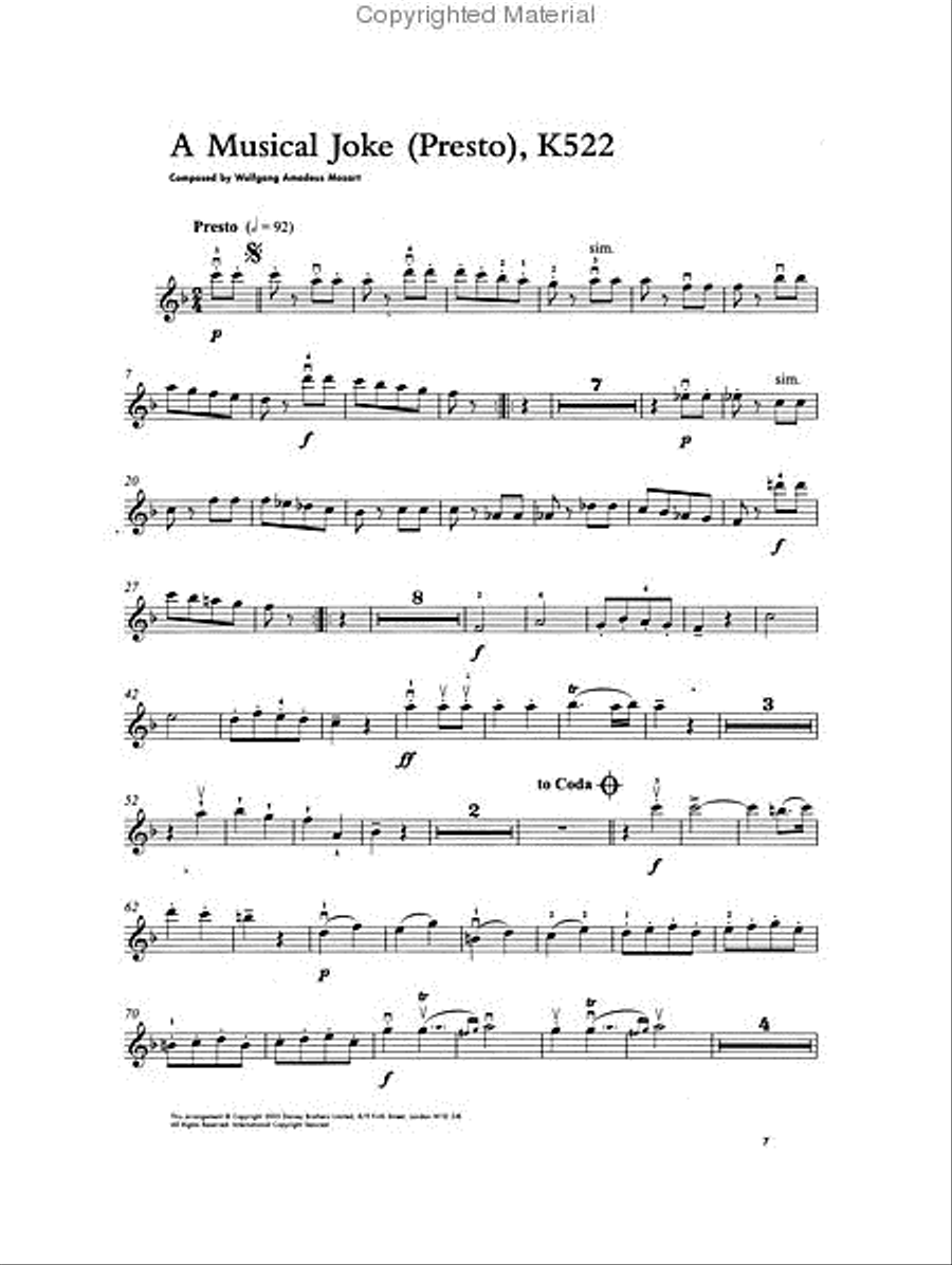 Classical Favorites Violin Solo scores gallery preview page 2