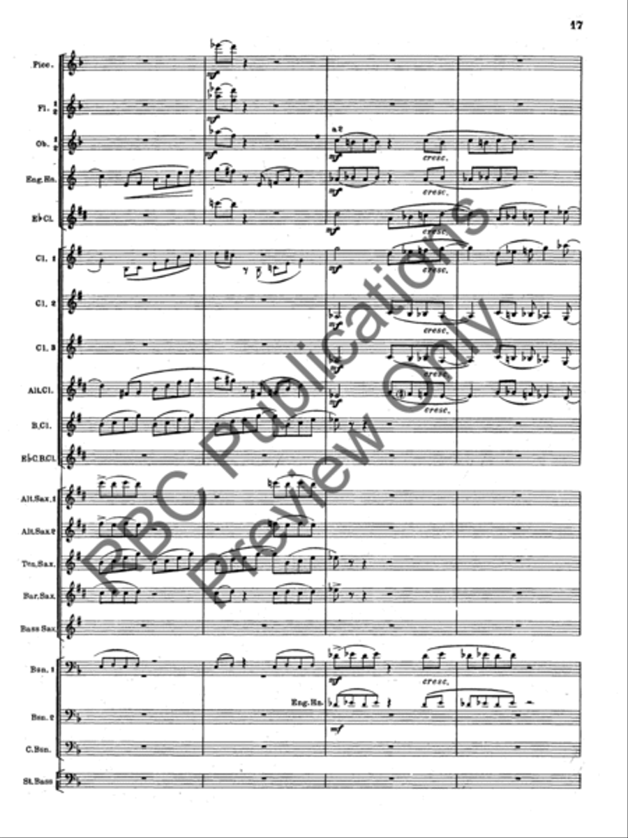 Overture For Woodwinds Overture For Woodwinds Score scores gallery preview page 20