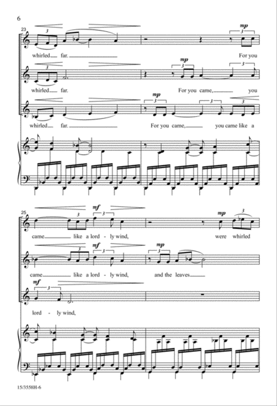 The Tree of Song The Tree of Song SSA scores gallery preview page 6