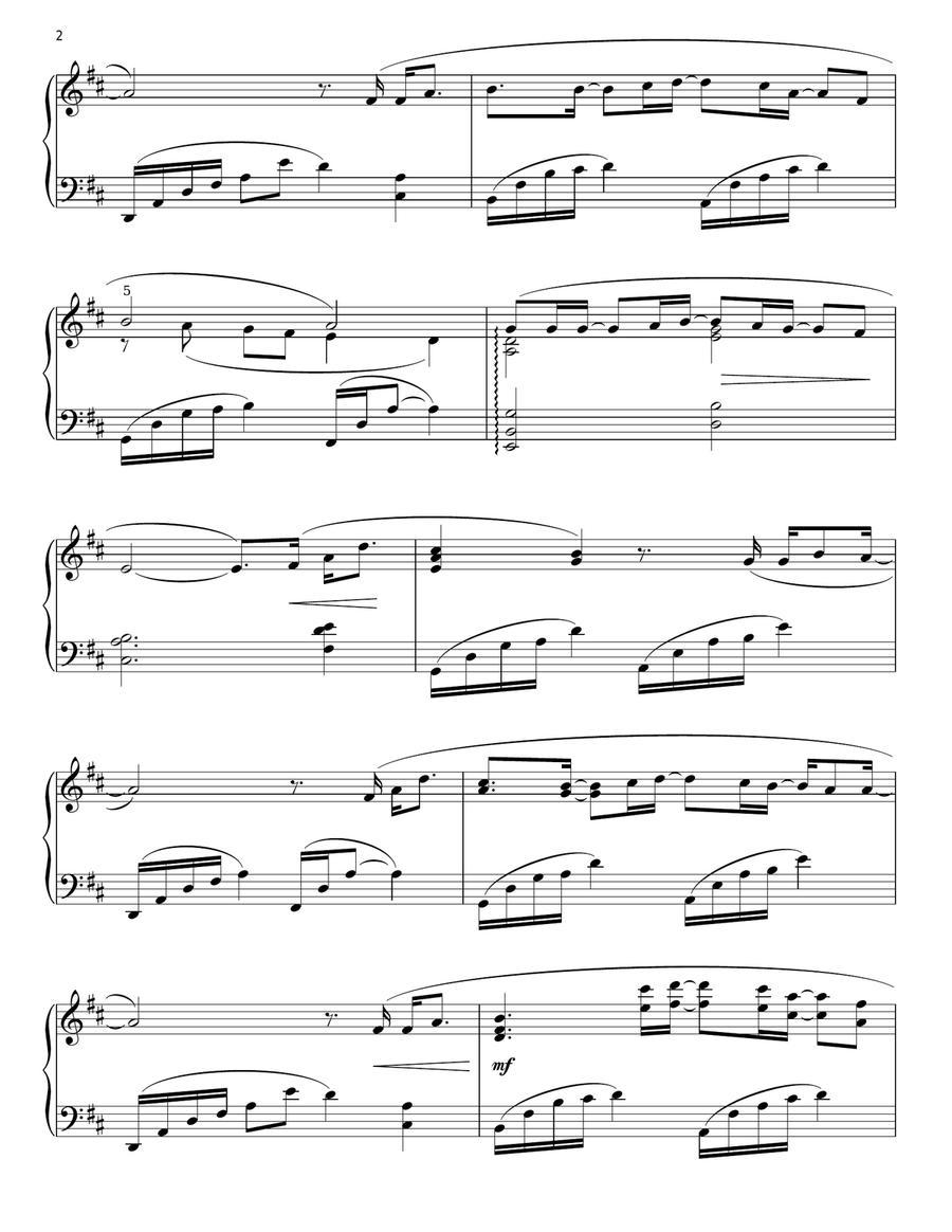 Above All (arr. Phillip Keveren) Piano Solo scores gallery preview page 2