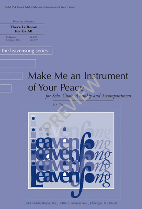 Make Me an Instrument of Your Peace