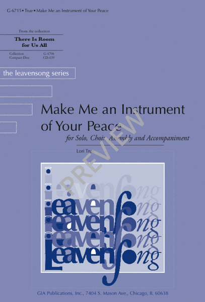 Make Me an Instrument of Your Peace image number null