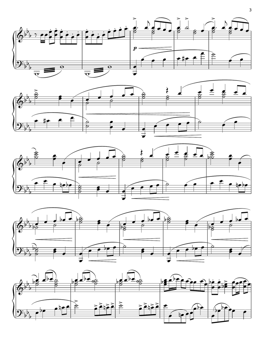 1812 Overture Piano Solo scores gallery preview page 3