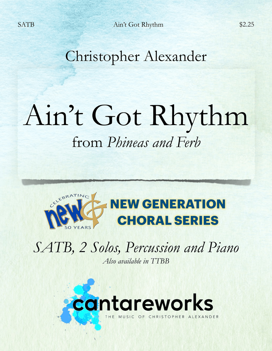 Ain't Got Rhythm 4-Part scores gallery preview page 1