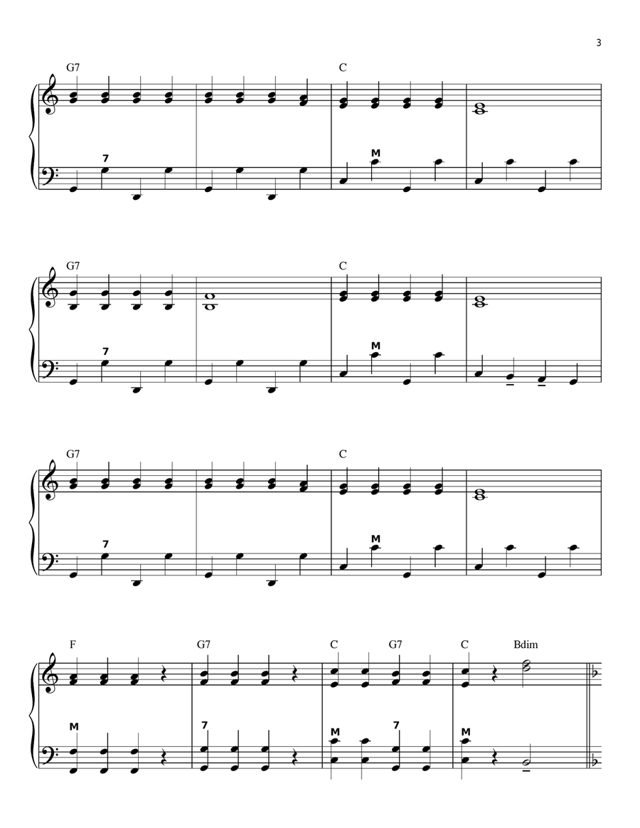Too Fat Polka (She's Too Fat For Me) Accordion scores gallery preview page 3