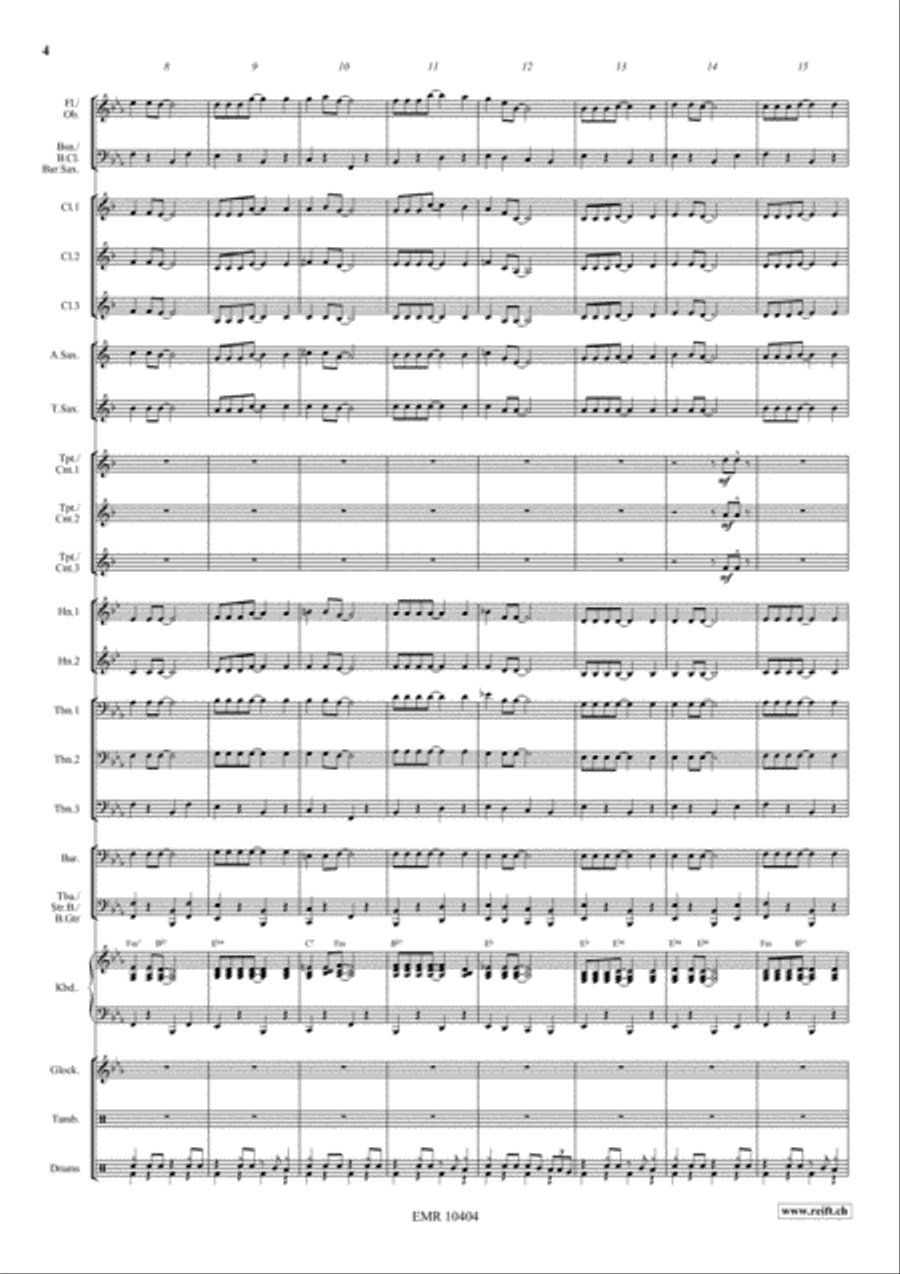Beach Party Concert Band scores gallery preview page 5