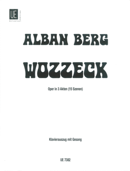Wozzeck, Vocal Score