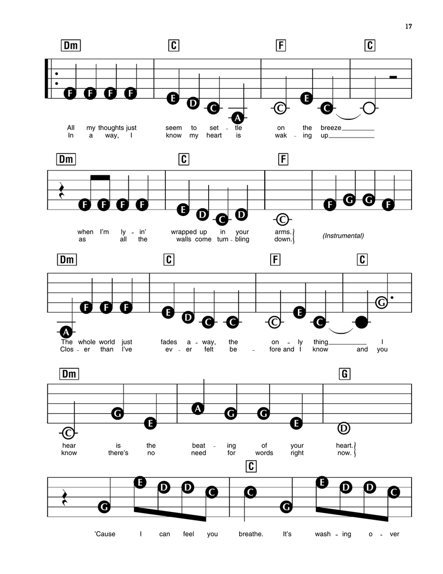 Breathe Electronic Keyboard scores gallery preview page 2