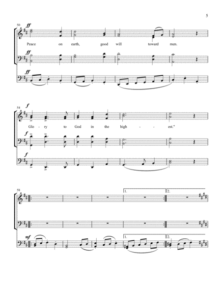 Tell of Joy - SATB choral anthem with cello image number null
