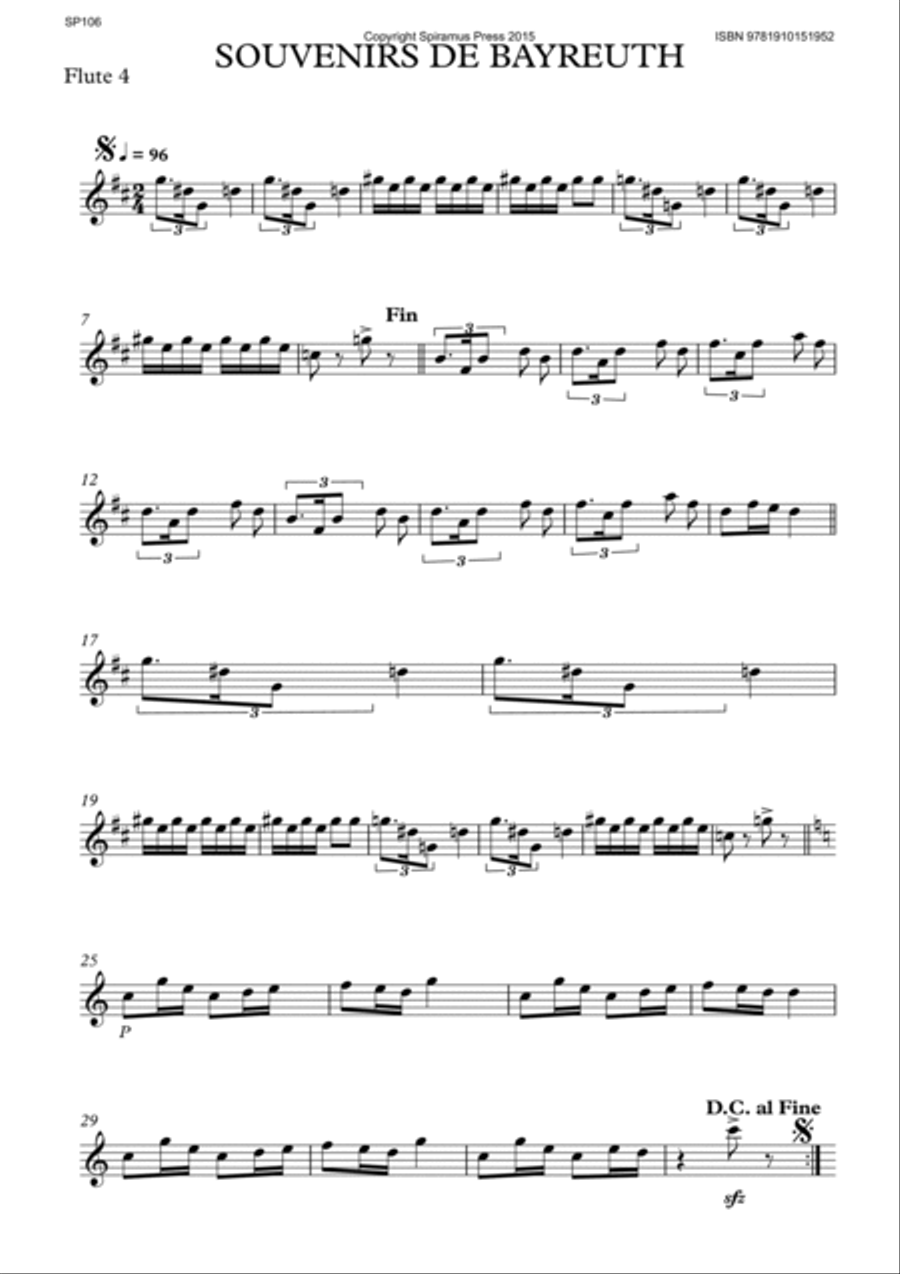 Souvenirs de Bayreuth Small Ensemble scores gallery preview page 6