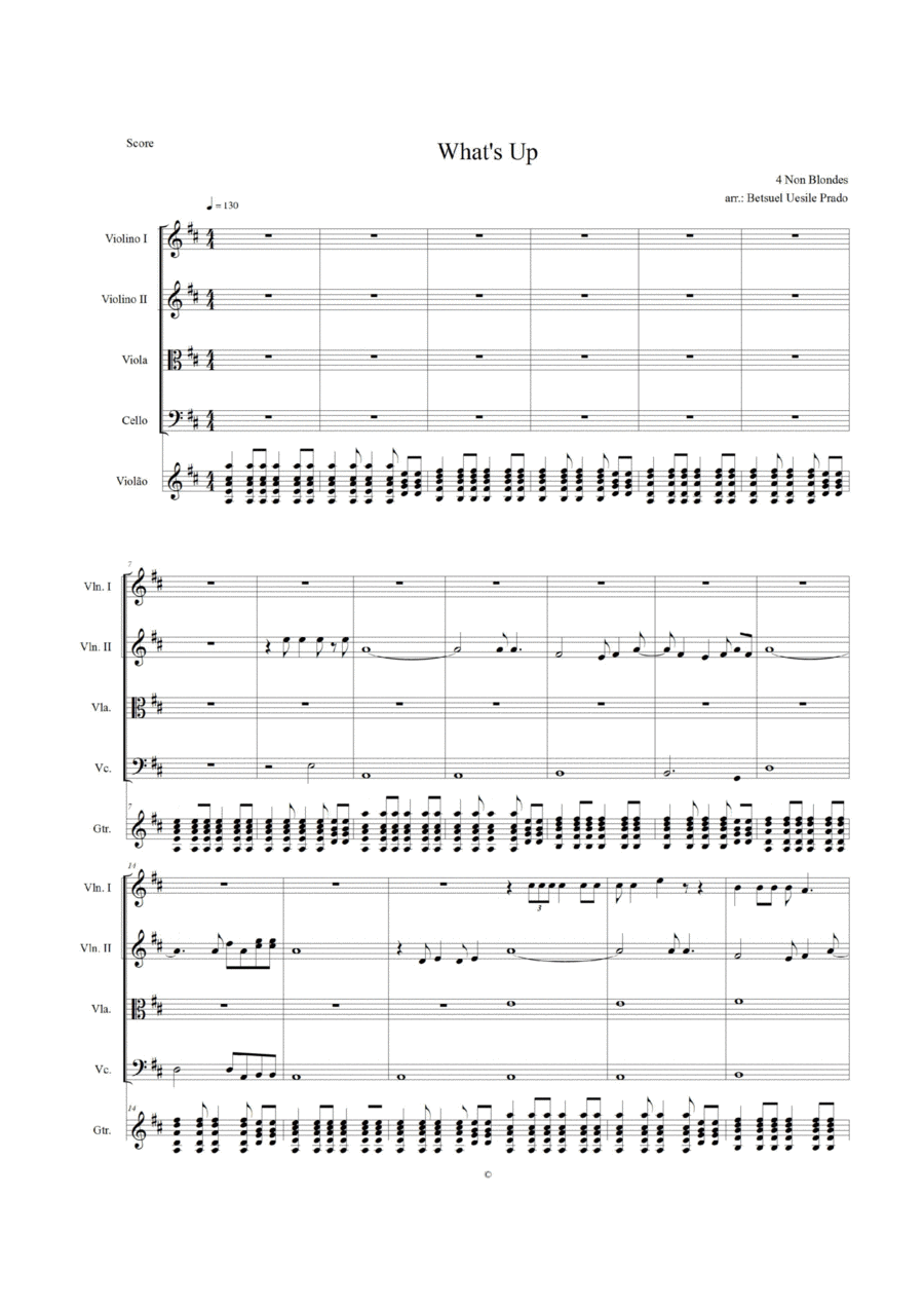 What's Up Chamber Orchestra scores gallery preview page 1