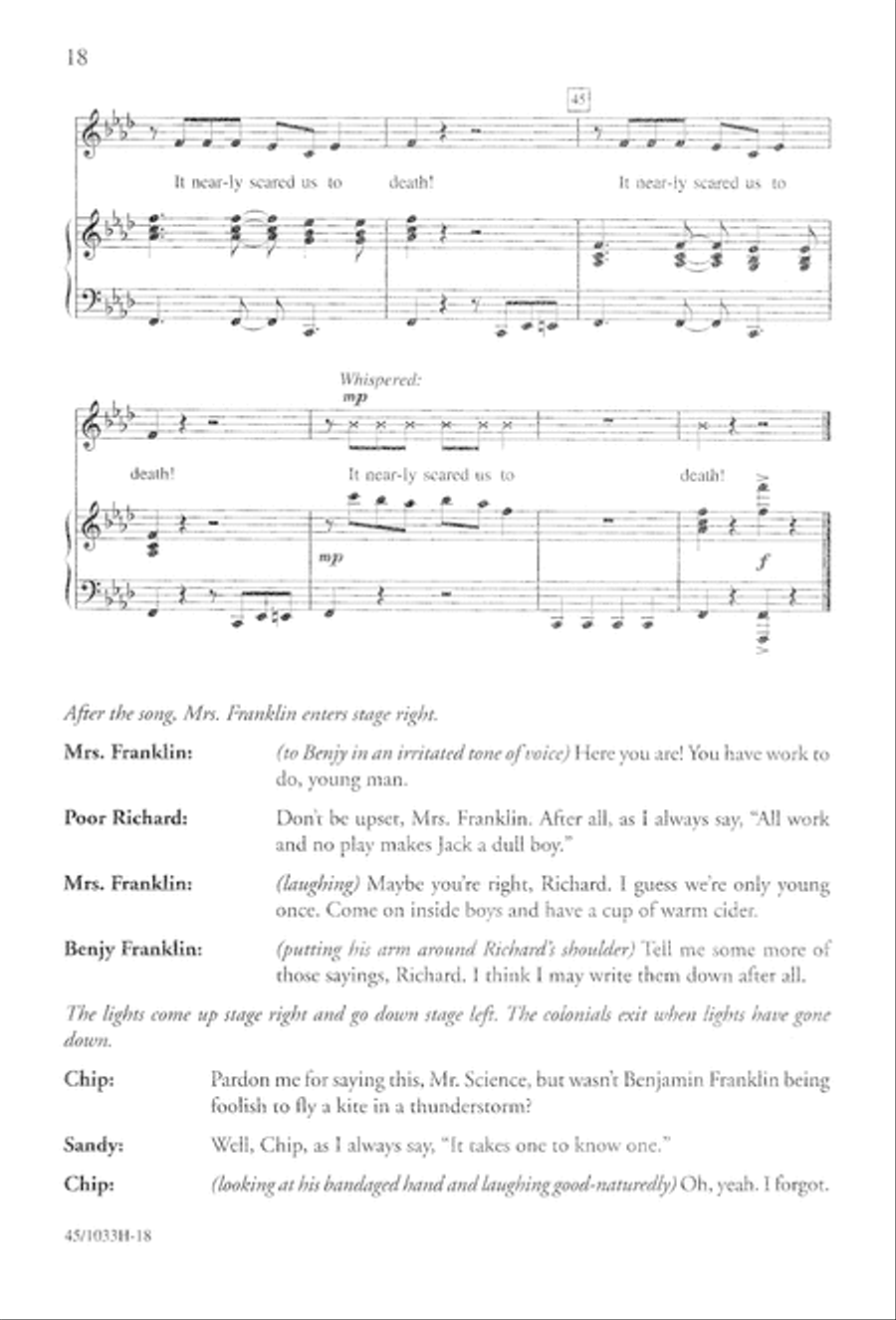 Watts It All About? The Whole Shocking Story Unison Choir scores gallery preview page 19