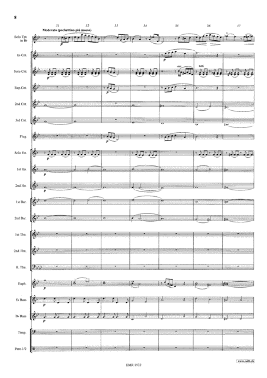 Konzertstuck No. 1 Brass Band scores gallery preview page 9