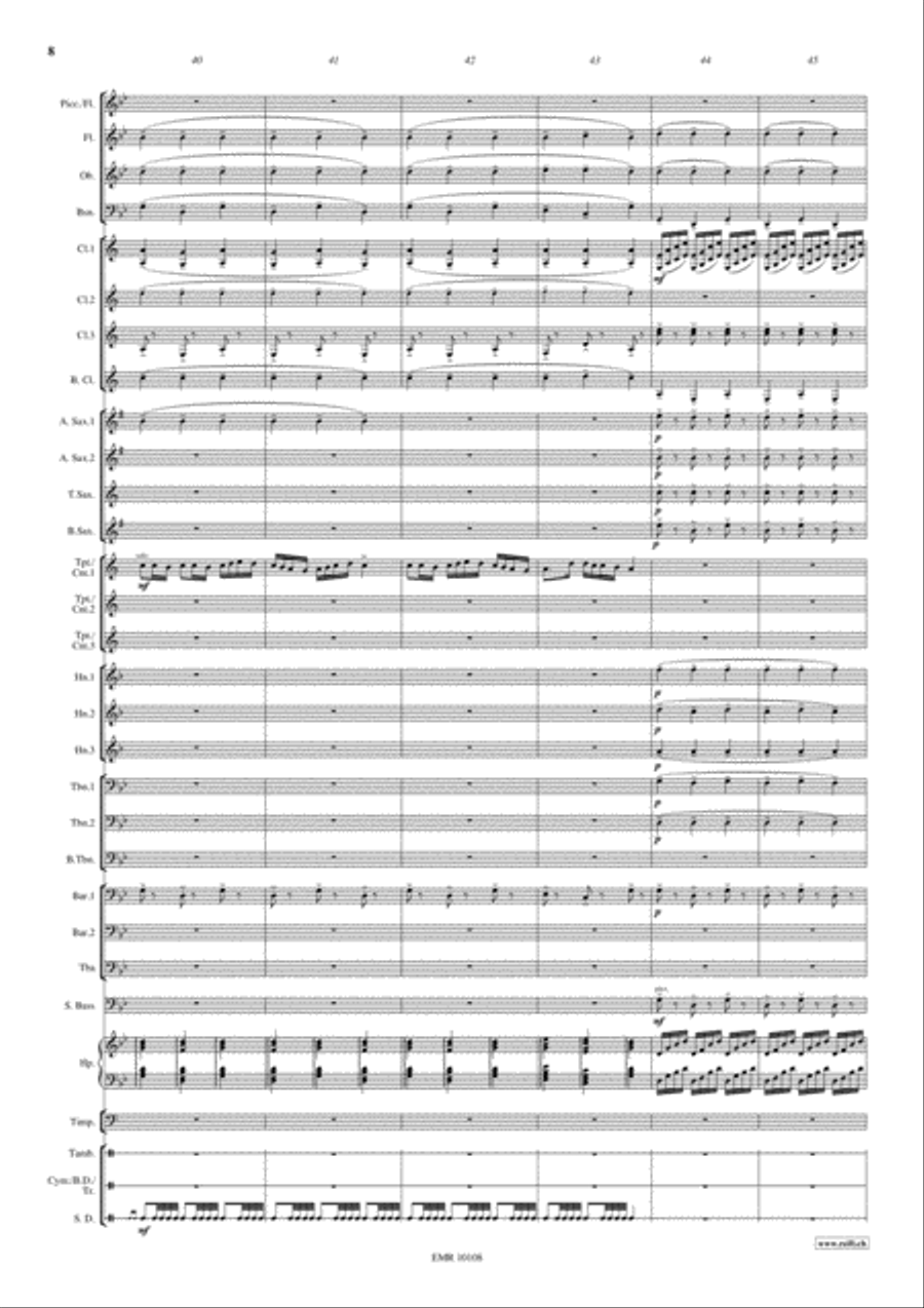 Procession Of The Nobles Procession Of The Nobles Concert Band scores gallery preview page 9
