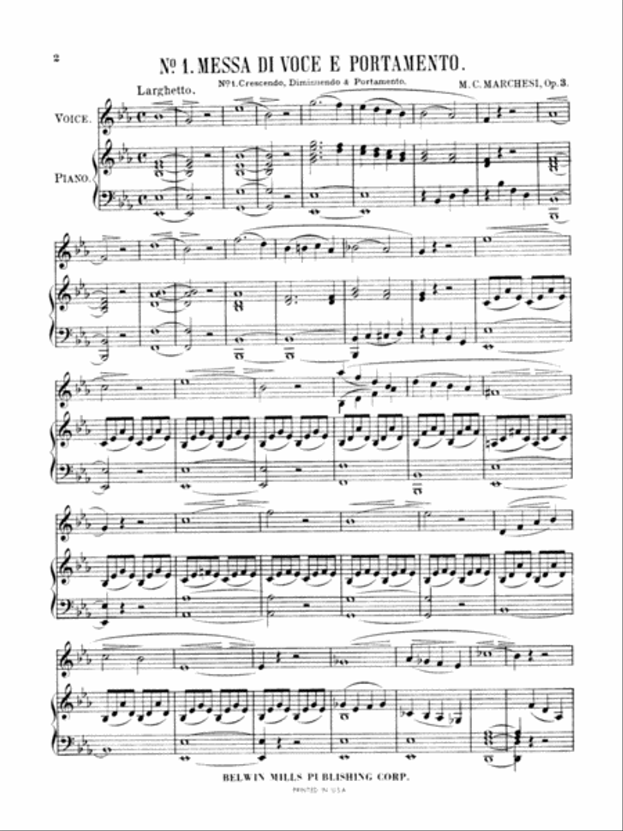 Twenty-four Vocalises for Soprano, Op. 3