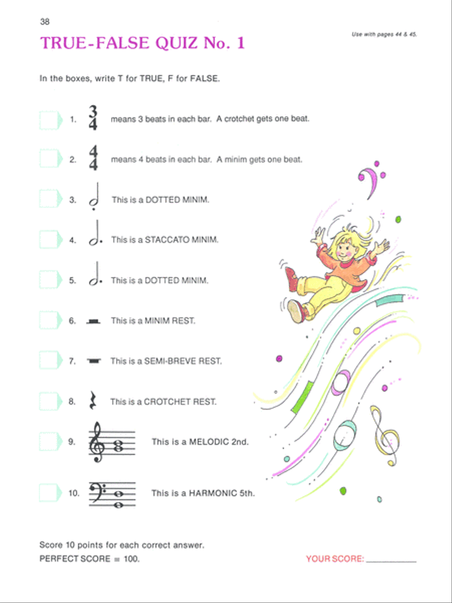 Alfred's Basic Piano Prep Course Theory Book, Book B Piano Method scores gallery preview page 3