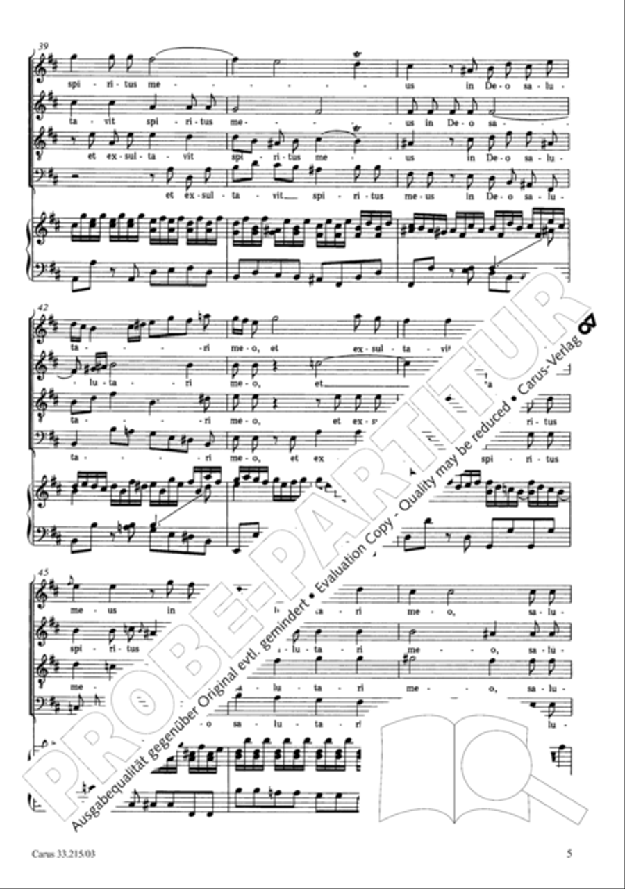 Magnificat Magnificat 4-Part scores gallery preview page 6