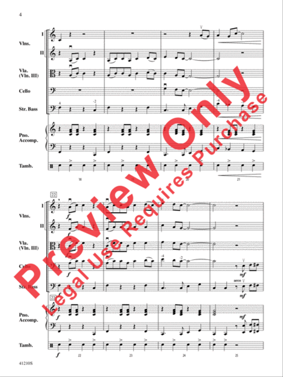 Little Shop of Horrors Little Shop of Horrors String Orchestra scores gallery preview page 5