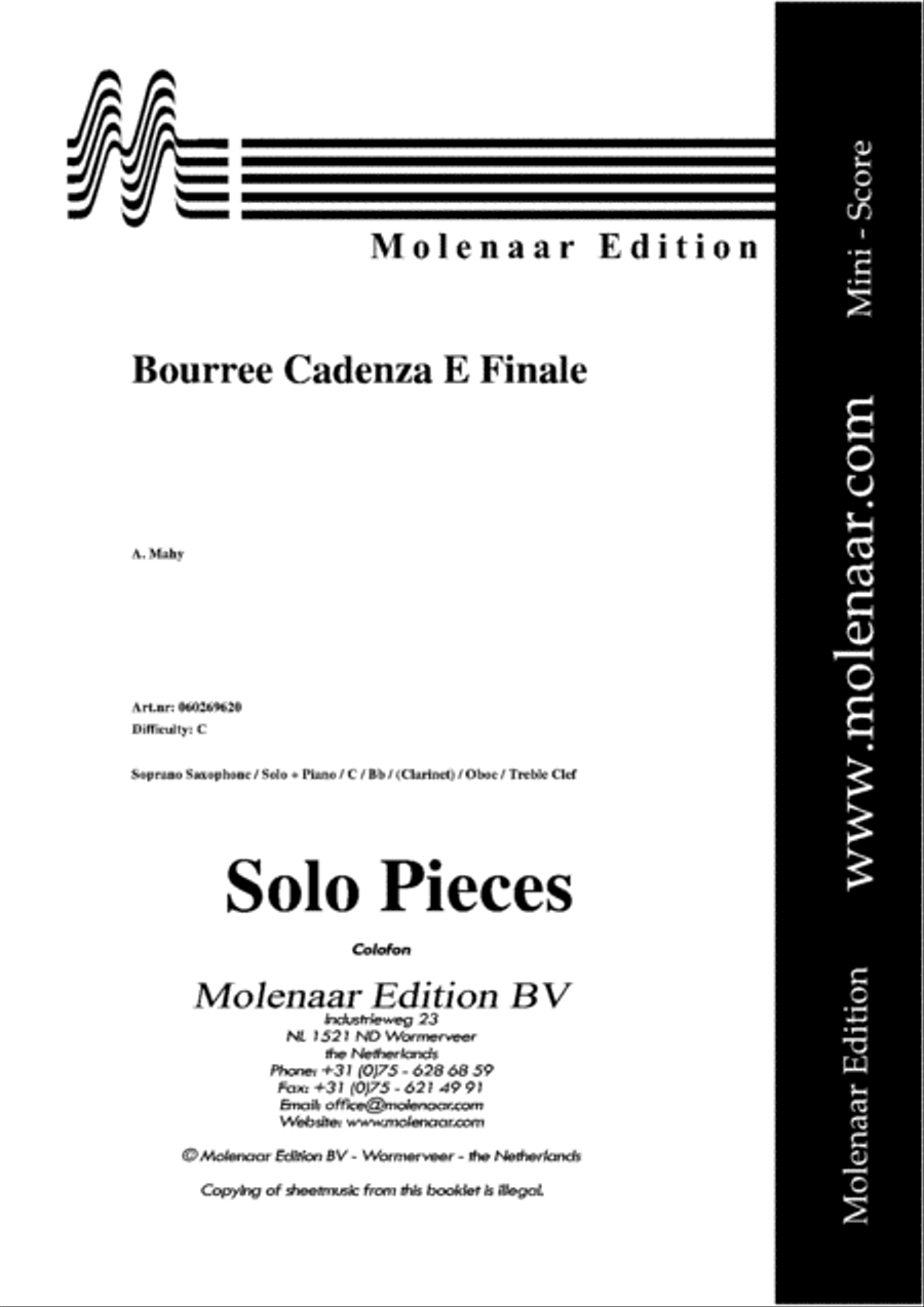 Bourree Cadenza e Finale