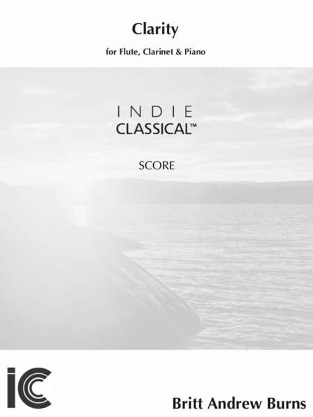 Clarity - for Flute, Bb Clarinet & Piano image number null
